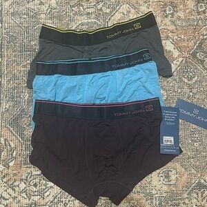 3pair second skin Tommy John boxer briefs size large $20